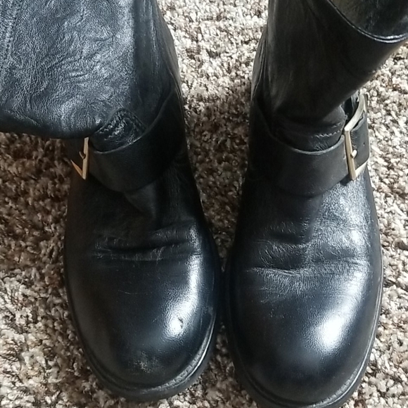 Jimmy Choo distressed moto boots - Picture 2 of 7